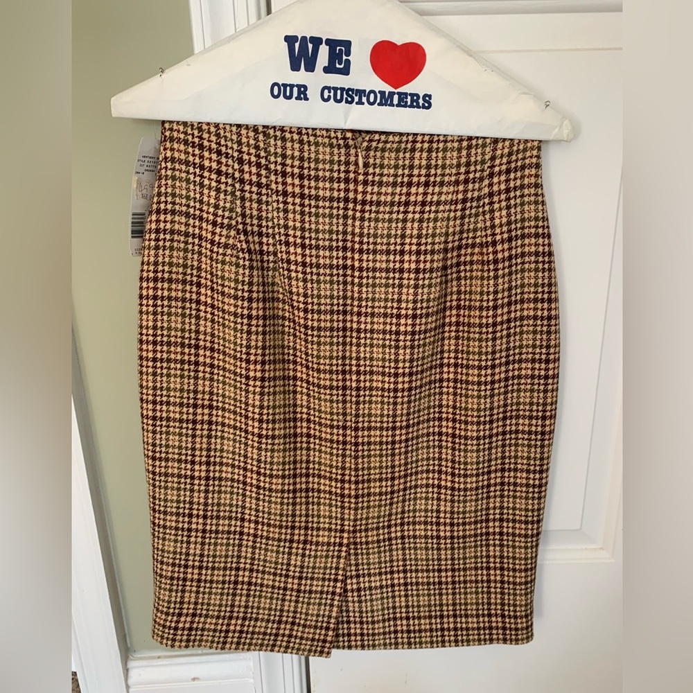Vintage Saville Checkered Skirt